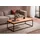 Wohnling Livetastic Couchtisch Braun Akazie 60 x 40 x 120 cm