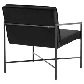 VCM Sessel Rakel Velours 0 x 0 x 0 cm Schwarz