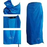 onewind Regenrock Half Silnylon Regenponcho Notfallset (Blue) - 67“*35”