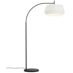 Nordlux Stehleuchte "Dicte" E27 Schwarz/Weiß