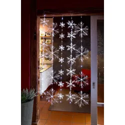 HELLUM LED-Schneeflocken-Vorhang 577808