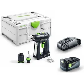 Festool C 18 Basic inkl. 1 x 5,0 Ah + Systainer