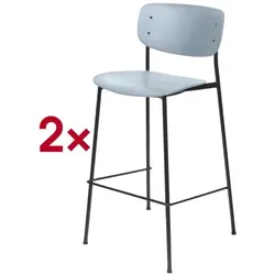 meet 2er-Set Barhocker »meet - Soho« blau