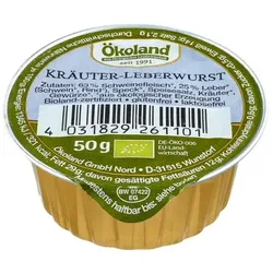 Ökoland Feine Kräuterleberwurst bio