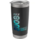 Juli 2008 Jahr 2008 Vintage 2008 Retro 2008 Limited Edition Doppelwandiger Edelstahl-Thermobecher