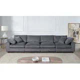 OTTO home Couch Cord 4-Sitzer Grau