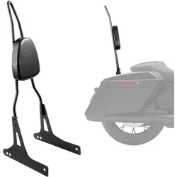 VEVOR Motorrad Rückenlehne Sissy Bar Harley-Davidson Dana 73cm Rückenlehnen