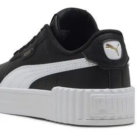 Puma Carina 3.0 Damen Schwarz/Weiß/Gold 36