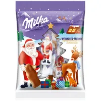 MILKA Schokolade, Milka Weihnachts Freunde aus Alpenmilch und weißer Schokolade 120g