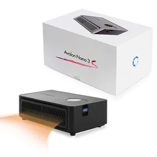 Canaan Avalon Nano 3S Bitcoin Miner Super Home Leise SHA256 ASIC Miner 140 W PSU inklusive 6TH/s schwarzer Stock