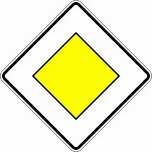 adco schilderfabrik gmbh VKZ.306, 600x600mm Vorfahrtstraße RAL-Gütezeichen Folie RA2