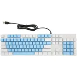 Mechanische Tastatur in Voller Größe, USB-Kabel, Gaming-Tastatur, 104 Tasten, Ergonomische Mechanische Gaming-Tastatur mit Ziffernblock, für Gamer, Schreibkräfte, Büro und