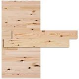 iWerk® Echtholz Wandpaneele selbstklebend | Nachhaltige Wandverkleidung | Holzpaneele für Wand & Decke | Natürliche Echtholzpaneele „Natur“ – 78 × 10 × 0,5 cm