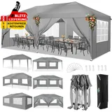 ✅ Faltpavillon 3X6 Pavillon Wasserdicht Pop up Pavillon Zelt Mit 6 Seitenwnden