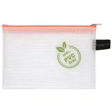 FolderSys Reißverschluss- und Mundschutzbeutel A6 transparent, 18.3x12.8 cm