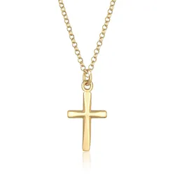 Elli Kette mit Anhänger »Halskette Kreuz Filigran Glauben Symbol 925 Silber« Elli Gold 55