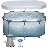 BESTWAY Eisbad Oval 150 x 150 x 70 cm Weiß