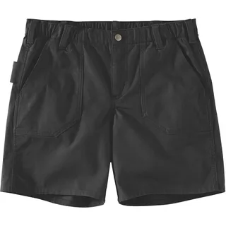 Carhartt Rugged Flex Canvas Work, short femme - Noir - W10