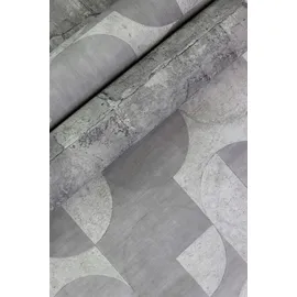 Rasch Textil Vliestapete Concrete 10,05 m x 0,53 m 520156 Grau/Braun