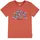 Levi's T-Shirt LEVI'S KIDS "LVG LEVIS CHAMBRAY APPLIQUE TO", Mädchen, Gr. 10 (140), orange (hot coral), Jersey, Obermaterial: 60% Baumwolle, 40% Polyester, bestickt, normal hüftbedeckend, Rundhals, Shirts T-Shirt, for Girls, mit Logo-Stickerei
