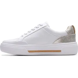 CLARKS Hollyhock Damen Weiß/Silber 38