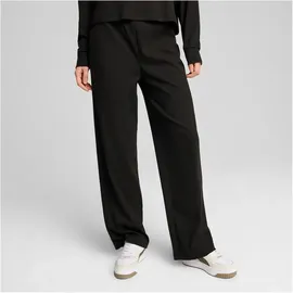 Puma Essentials Elevated High-Waist Straight Leg Jogginghose Damen 01 black XS