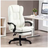 Vinsetto Kunstleder Cremeweiß