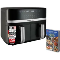 Russell Hobbs Heißluftfritteuse 2 Kammern 9L Rapid AirFryer [2