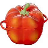 Staub Cocotte Paprika Orange-Rot, Keramik