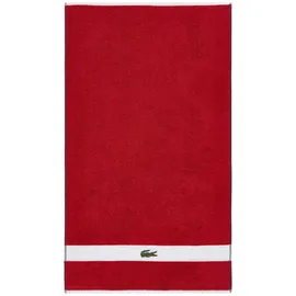 Lacoste LCASUAL Handtuch 55 x 100 cm rot