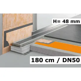 Schlüter Systems KERDI LINE A Set Duschrinne Edelstahl
