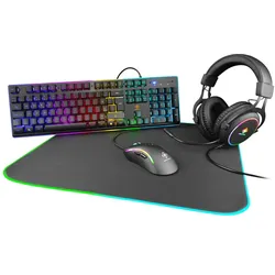 Deltaco Gaming 4-In-1 RGB Gaming Bundle