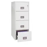 Phoenix Safe Phoenix World Class Vertical Fire File Aktenschrank mit 4 Schubladen und Schlüsselschloss