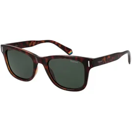 Polaroid PLD 6206/S Unisex-Sonnenbrille Vollrand Quadratisch Kunststoff-Gestell, braun
