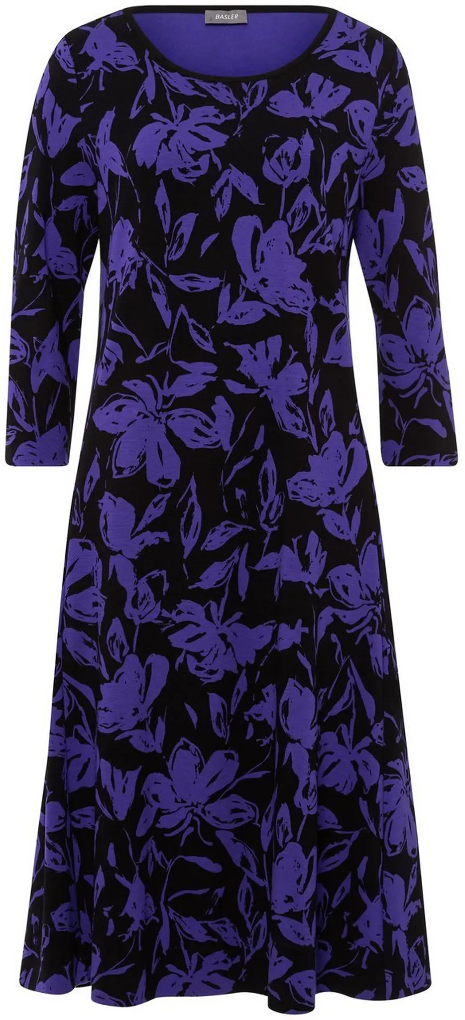 La robe en jersey imprimé fleuri  BASLER violet