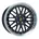 KT22 5 x 5 x 108 ET45 Schwarz