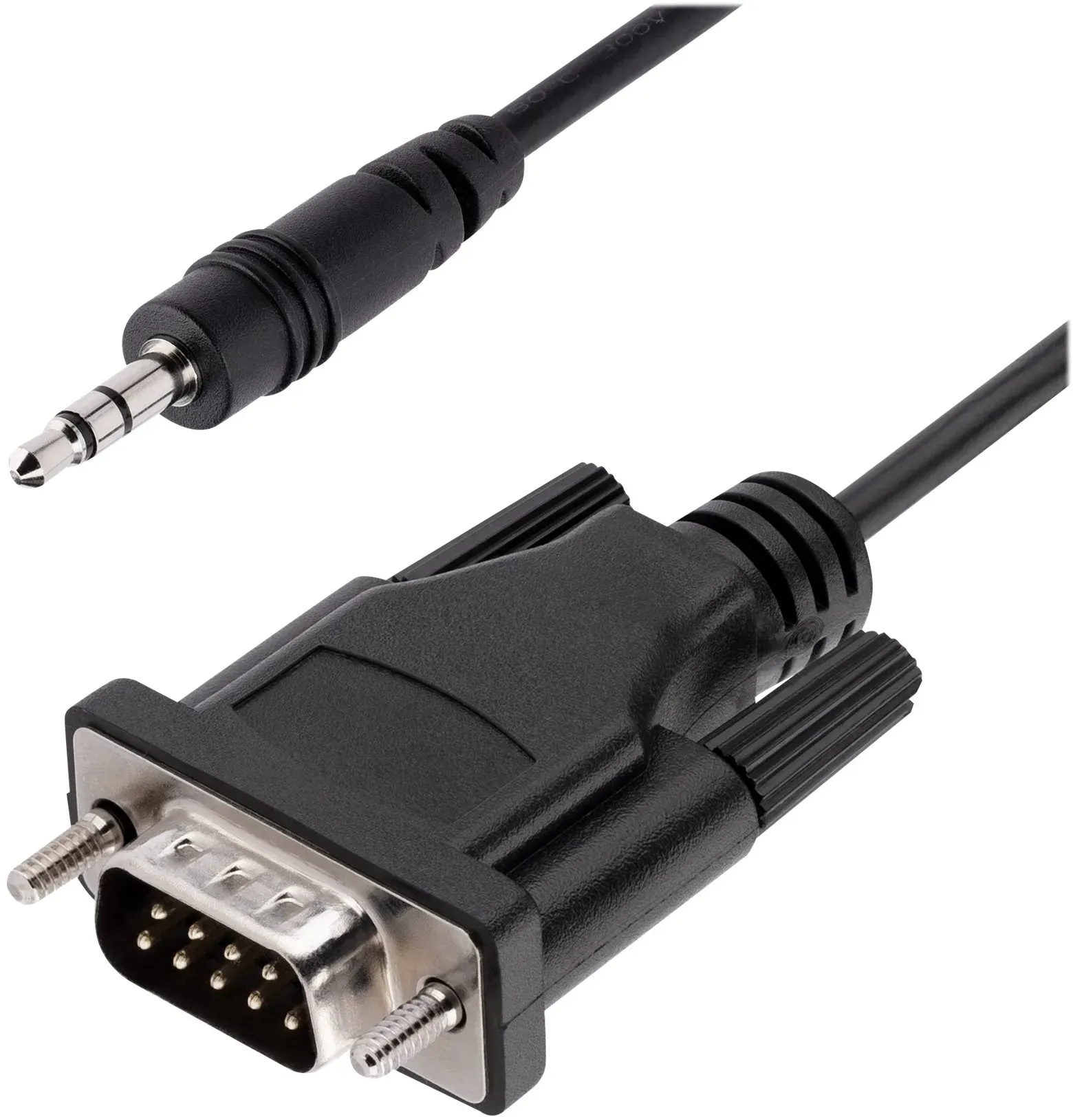 StarTech.com 3ft (1m) DB9 to 3.5mm Serial Cable for Serial Device Configuration,