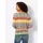 Heine Strickjacke in Limone-Eisblau-gemustert 38