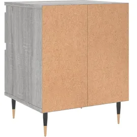 vidaXL Nachttische 2 Stk. Grau Sonoma 40x35x50 cm Holzwerkstoff