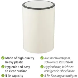 Wenko Inca 5 l creme/schwarz