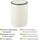 Wenko Inca 5 l creme/schwarz