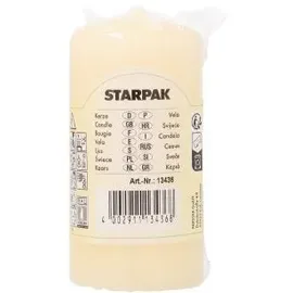 Papstar Stumpenkerze 5 x 10 cm 10 St. weiß
