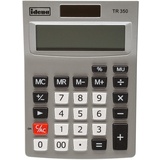 IDENA Tischrechner TR 350 12-stellig (Netzbetrieb, Solarzellen, Batterien)
