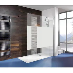 Breuer®-Dusche »Entra« – Duschwand - Gr. 1,20 - silber