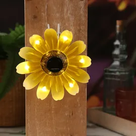 EDM Blume Solar Ø14x4cm mehrfarbig