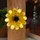 EDM Blume Solar Ø14x4cm mehrfarbig