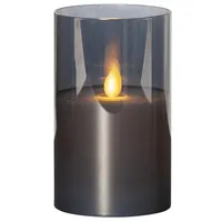 Best Season LED-Windlicht "M-Twinkle" in Schwarz - (H)12,5 x Ø 7,5 cm | Gr.: onesize