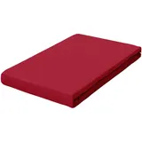 schlafgut Pure Baumwolle 140 x 200 - 160 x 220 cm red deep
