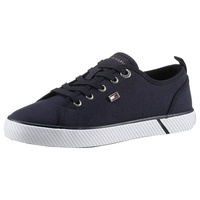 Tommy Hilfiger Vulc Canvas Damen Leinenschuh in Blau, Größe 36 - Blau