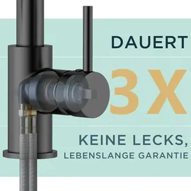 luxuskollektion FORIOUS Einhandmischer Schwarz